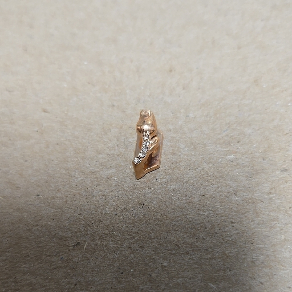 KEEP Collective Rosegold Rose Charm